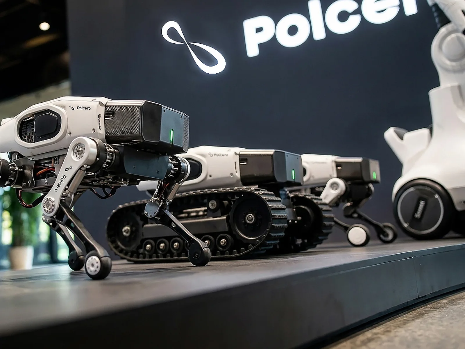 روبوت POLCERO يعمل بين صفوف المحاصيل في نفق بلاستيكي